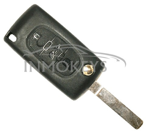 CT-CT01, CITROEN PLEGABLE 3 BOTONES (pila en carcasa) PERFIL VA2