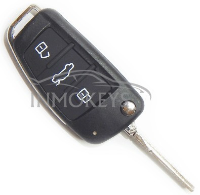 AU-CT08, CARCASA AUDI 3 BOTONES PLEGABLE