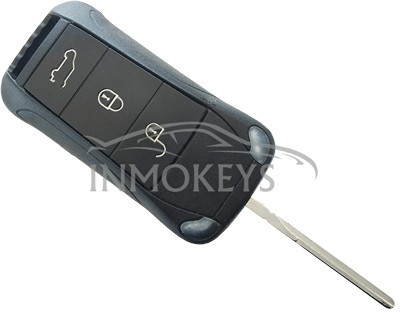 PO-CT01, CARCASA PLEGABLE PORSCHE , 3 BOTONES , PERFIL HU66